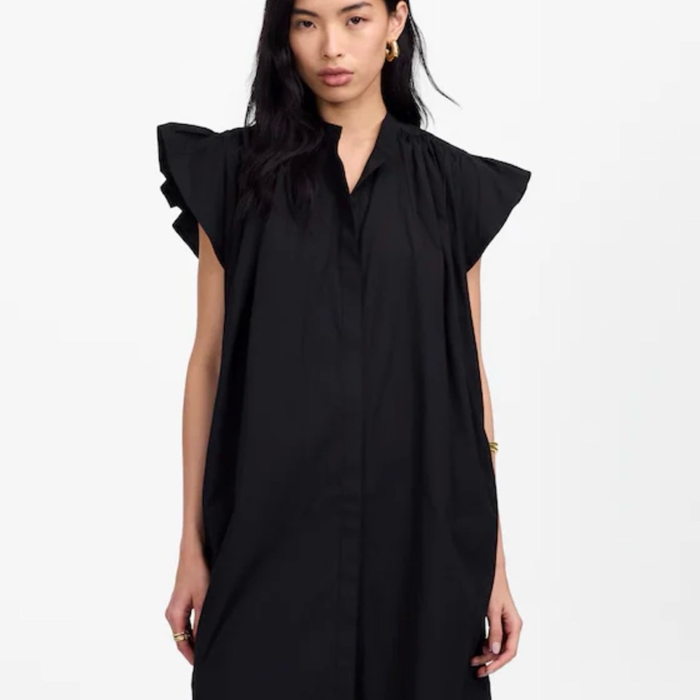 Madewell Black Midi Dress